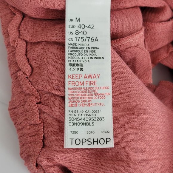 NWT TOPSHOP romper playsuit coverups Sz S & M - Picture 9 of 9